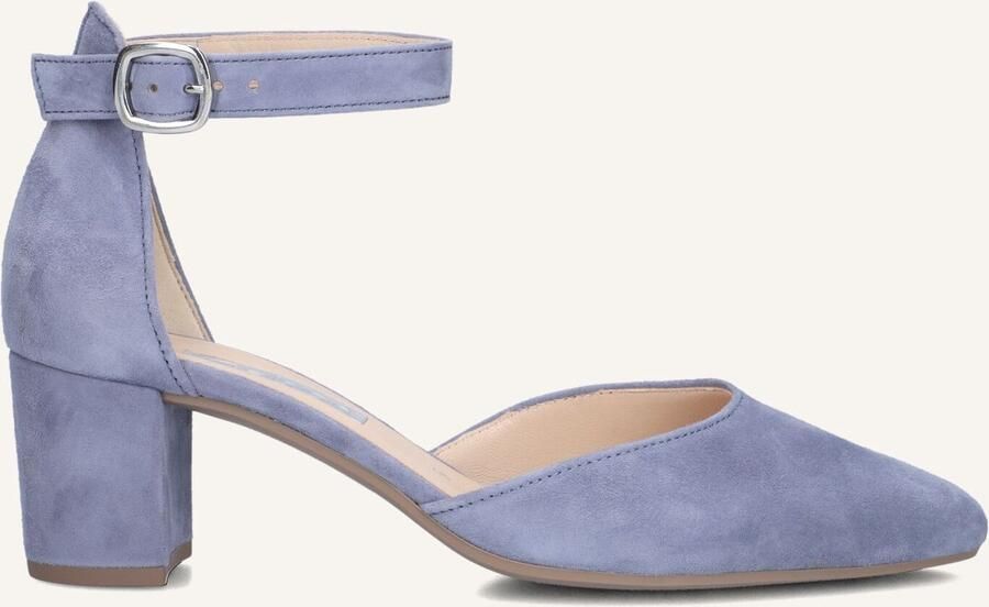 GABOR Sandalen met Hak Dames 340 Maat: 39 Materiaal: Suède Kleur: Blauw