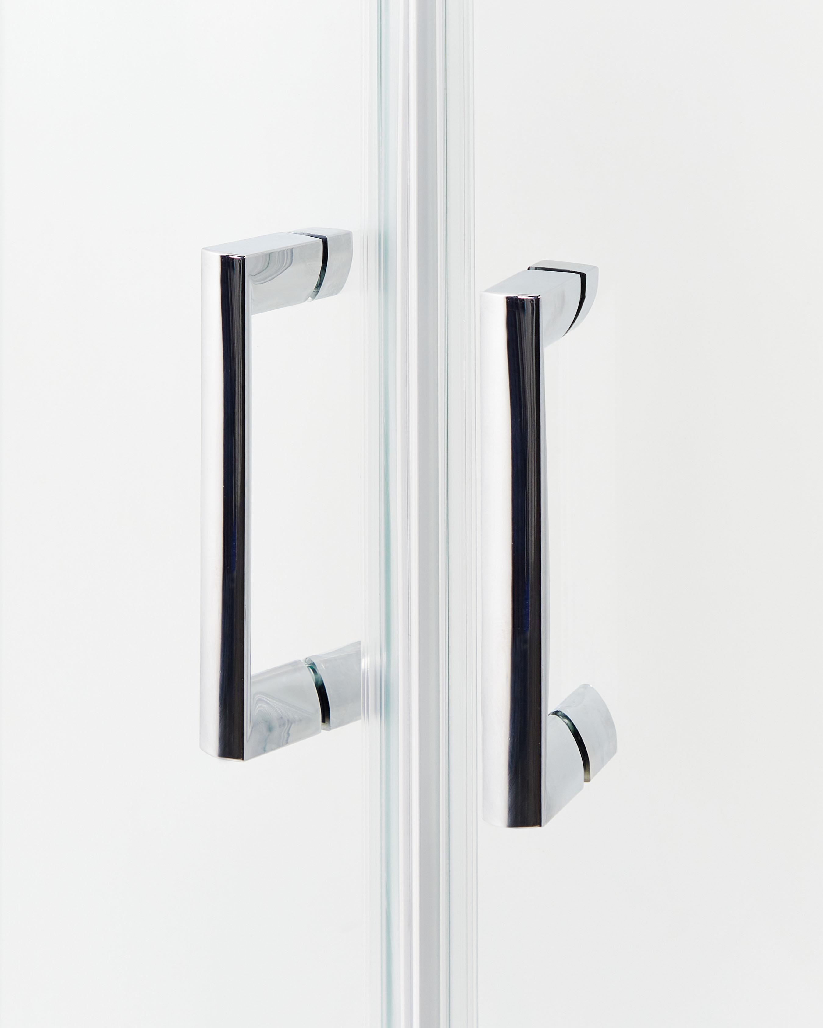 Douchecabine JUKATAN 90 x 90 x 185 cm Zilver