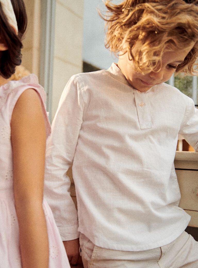 Chemise blanche manches longues