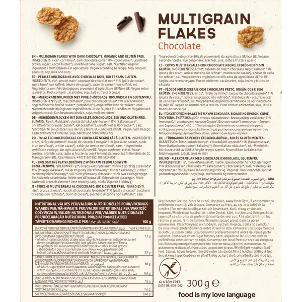 Bio Multigrain Flakes Chocolate
