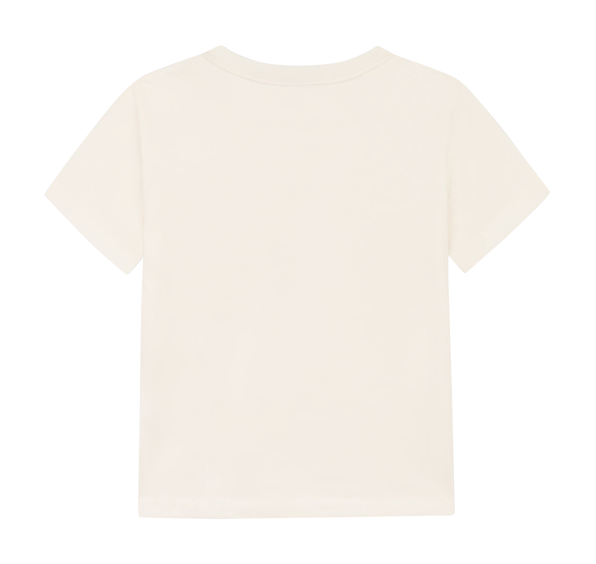 Tee-shirt col rond en coton bio | Blanc