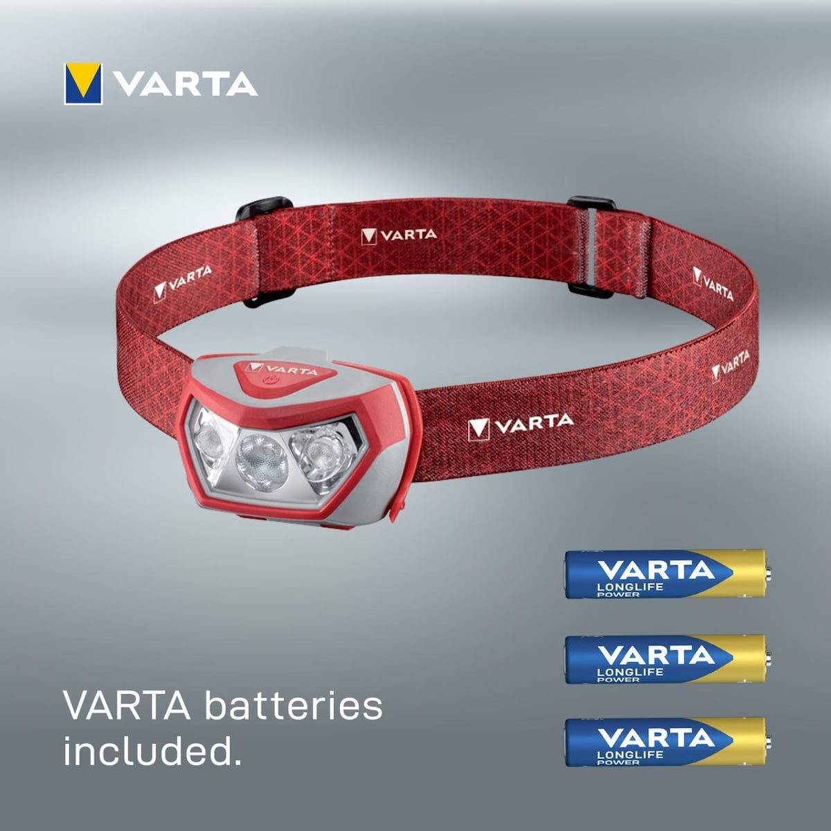 Varta Outdoor Sports H20 Pro Pannlampa 200 lm Röd