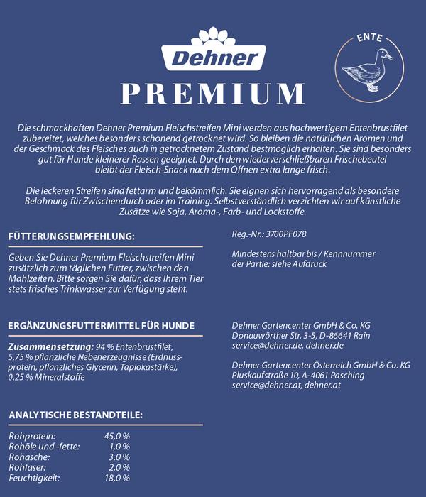 Dehner Premium Hundesnack Fleischstreifen Mini