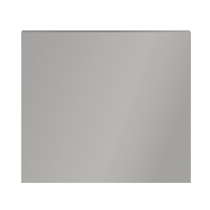 Côté de remplacement pour hotte GoodHome Garcinia gris clair brillant H. 32 cm x l. 36 cm x Ep. 18 mm