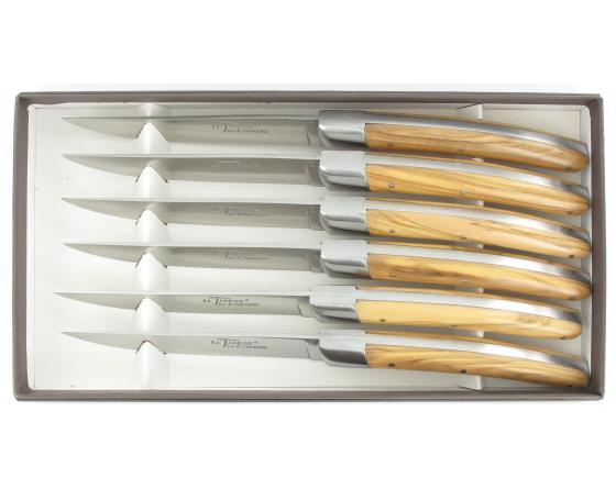 Le Thiers ® Table - 1 mitre - Olivier - coffret de 6 pièces Couteau Table Le Thiers ® par Chazeau Honoré