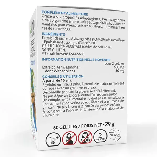 Arkopharma Arkogélules Ashwagandha Bio 60 gélules