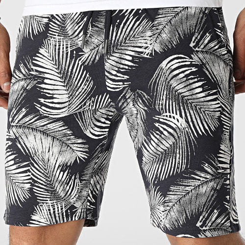 Short Jogging Perry Life Bleu Marine Floral