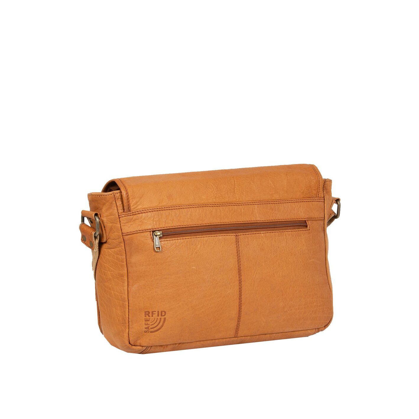 Justified Annapurna Flap-over Bag A4 Cognac
