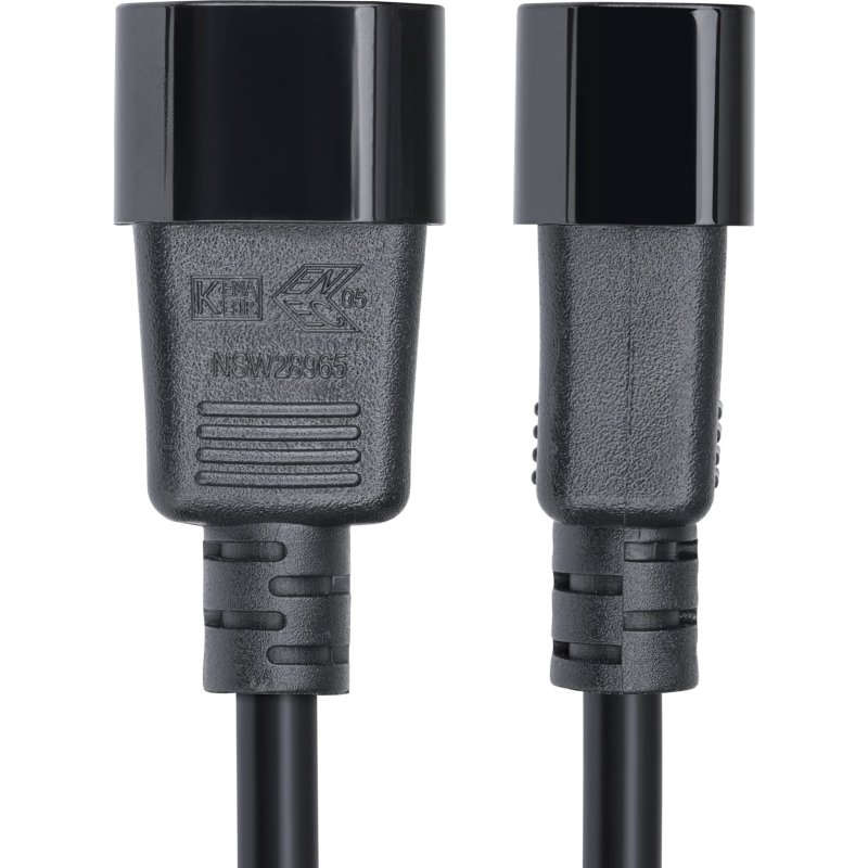 StarTech.com Cordon de Rallonge Électrique de 4,5m, Cordon d'Alimentation PDU C14 à C13, 15A 250V, 14AWG, Câble d'Alimentation AC pour PDU/Alimentation, Certifié KEMA-KEUR