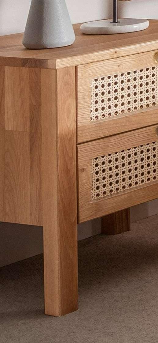 Home affaire Nachtkonsole »Hällevik Nachtkonsole, Nachtkommode in hochwertiger Verarbeitung« 1 Stk. tlg. Massivholz, Skandinavisches Design,  Robust, stabil, FSC zertifiziert