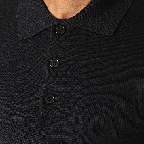 Pull Col Roulé Noir