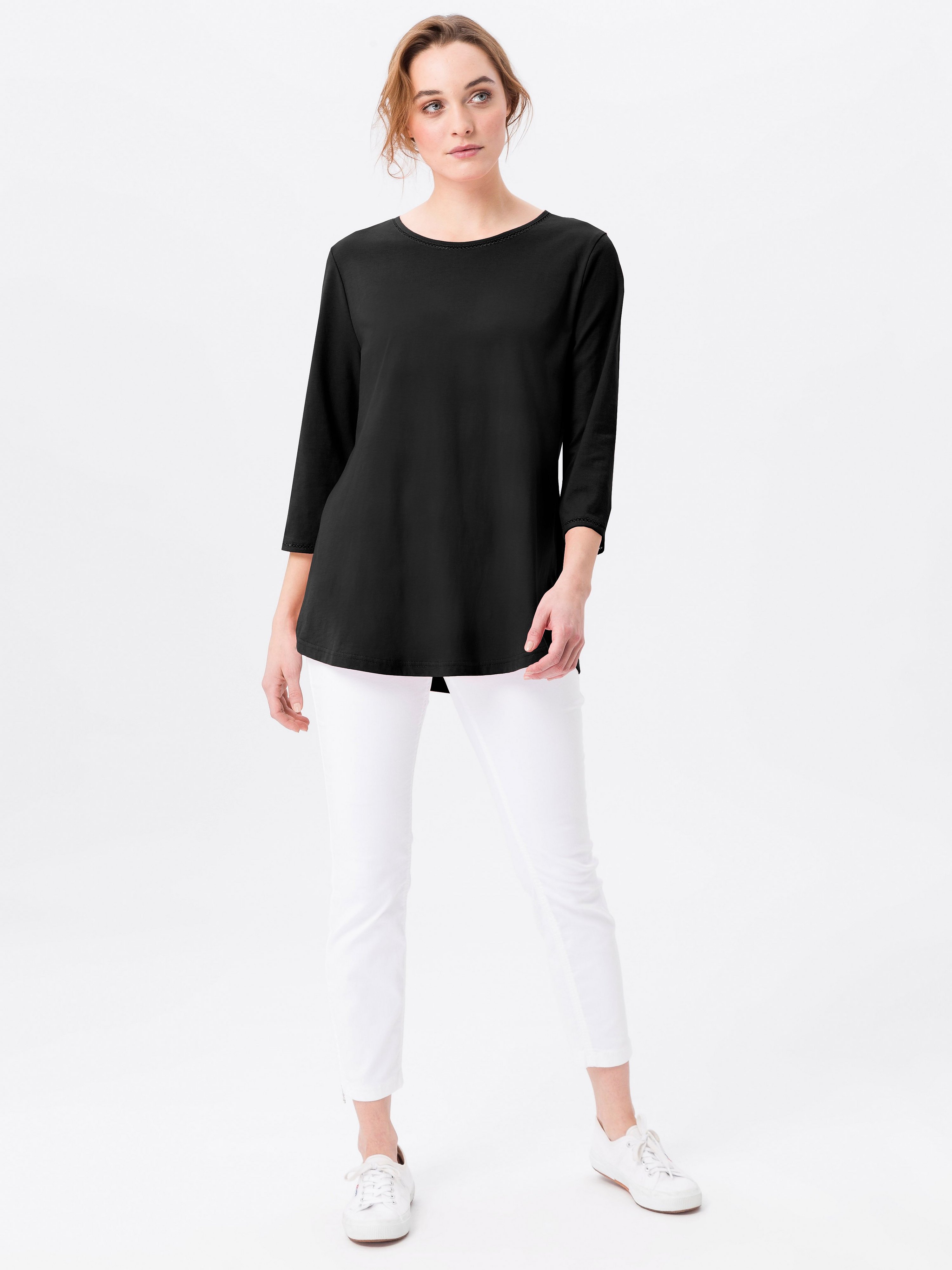 Rundhals-Shirt