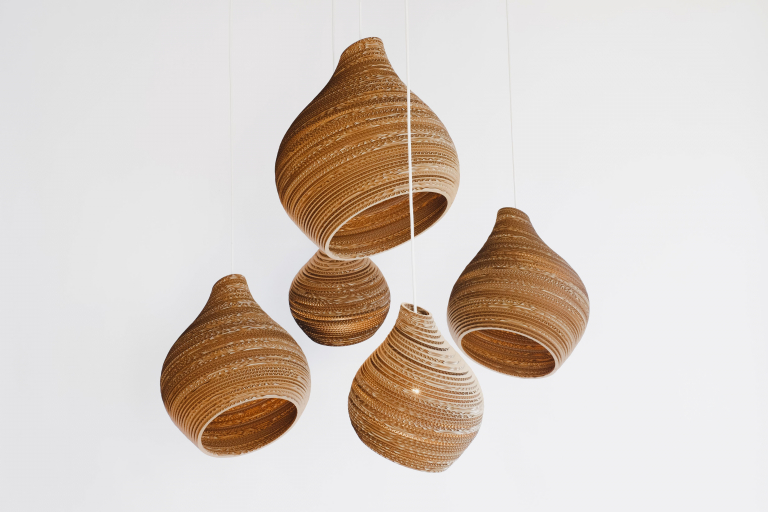Graypants Scraplights Hive 9 hanglamp Ø23 naturel