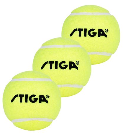 Stiga Tennisbälle - 3er-Pack - Neongrün