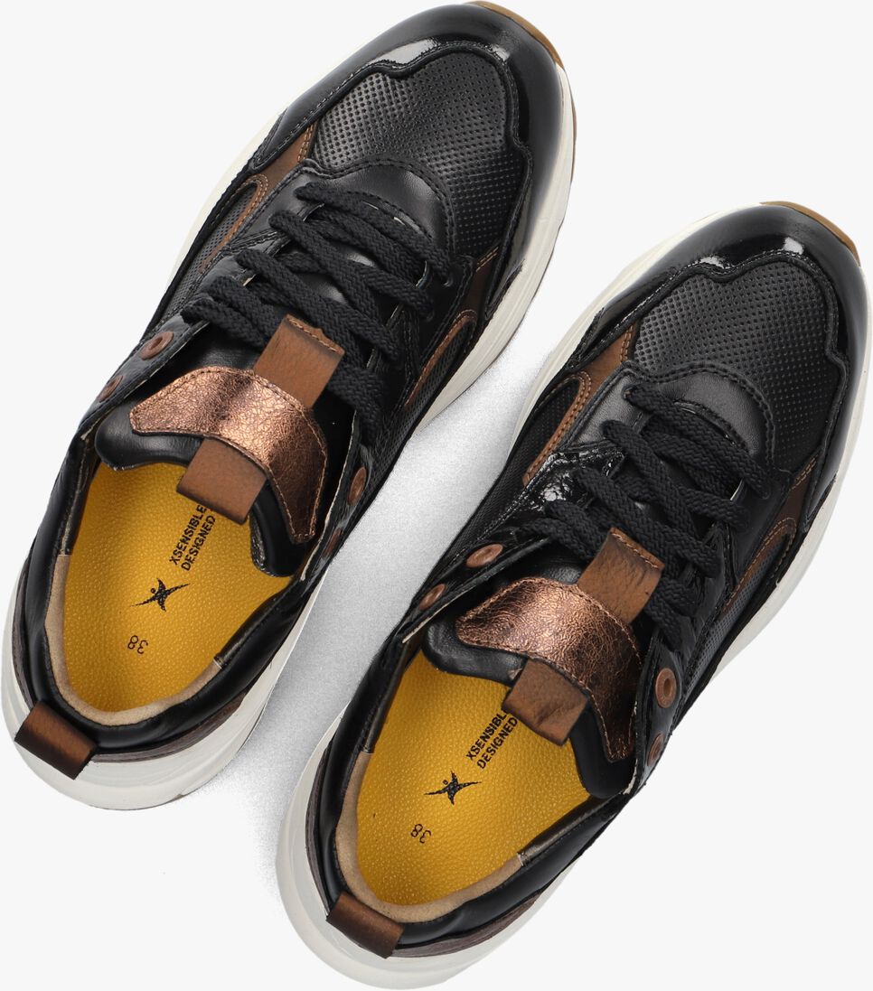 zwarte xsensible lage sneakers milau