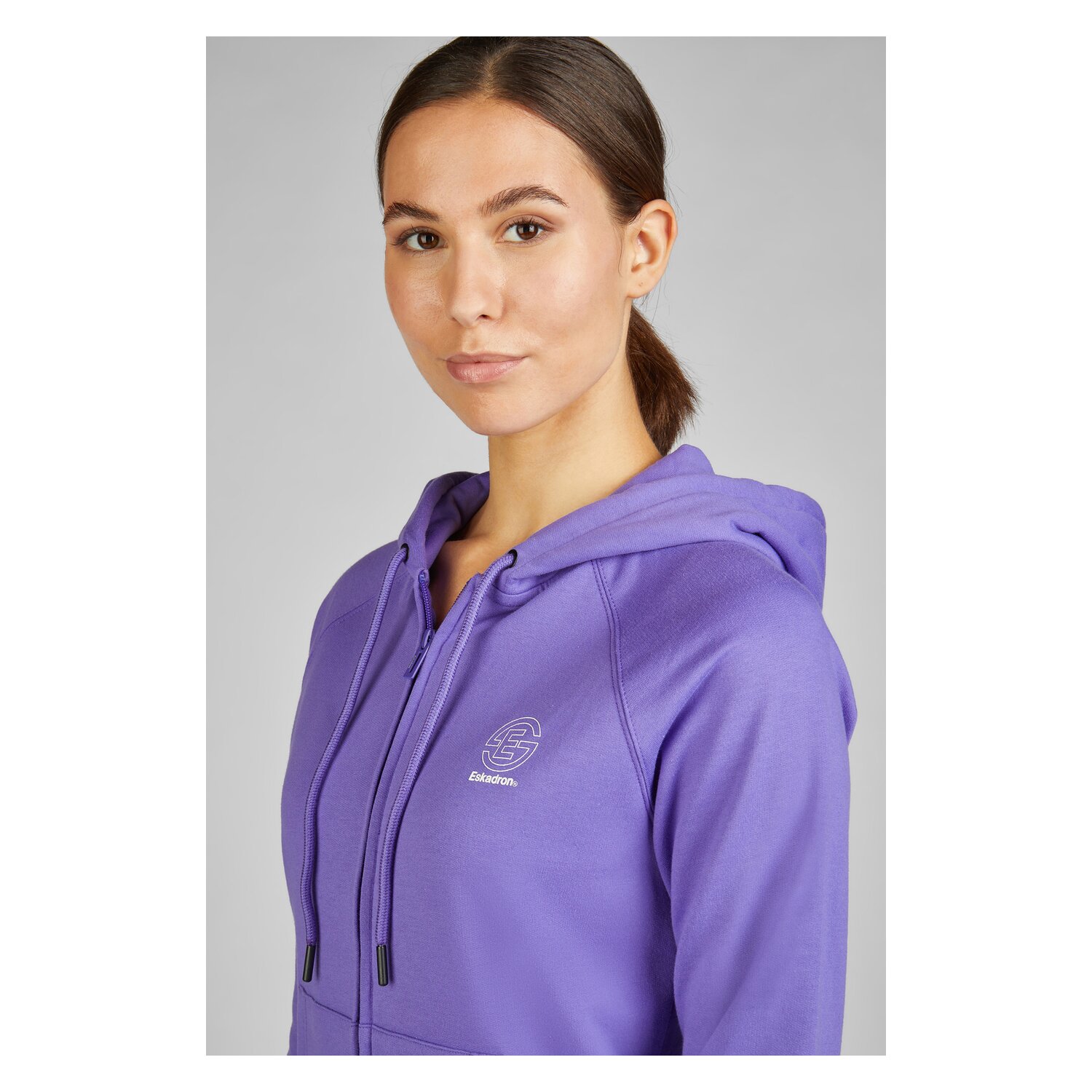 ESKADRON Dynamic Hoodie Tech-Jersey Zip-Hood - purple