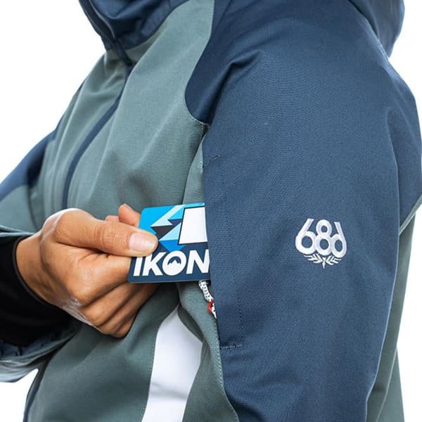 Veste snowboard 686 LIGHTBEAM INSULATED JACKET GOBLIN BLUE CLRBLK