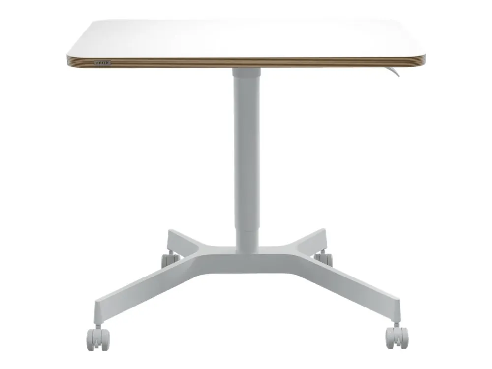 Leitz Ergo hæve-sænke skrivebord med hjul 60x80 cm hvid