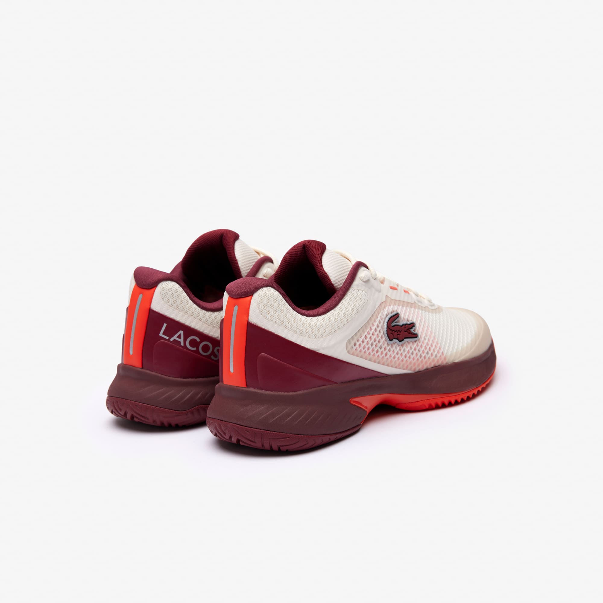 Chaussures de tennis Tech Point femme en textile Performance - Blanc - Lacoste - Femme