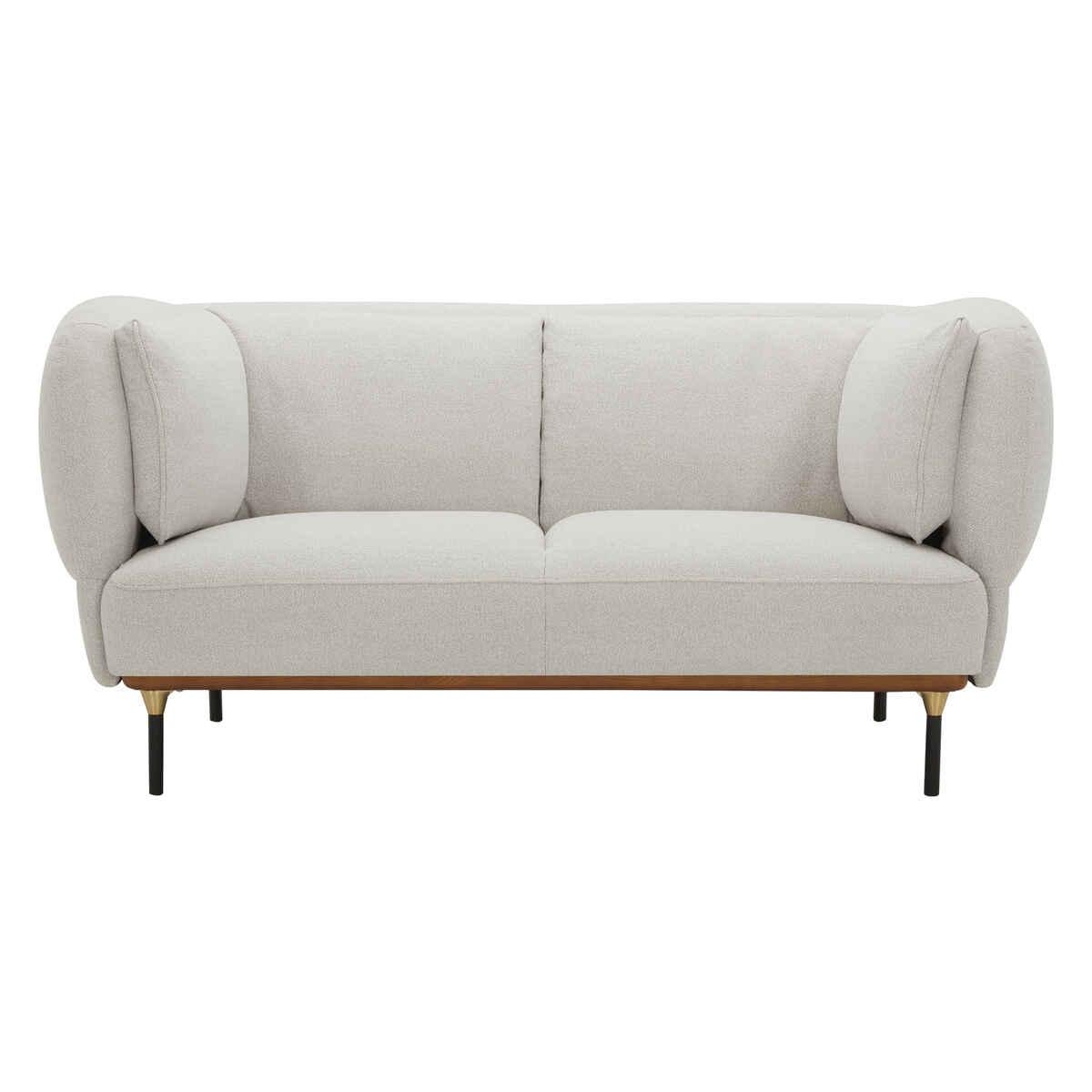 CANAPE 2 PLACES ISEE GRIS CLAIR