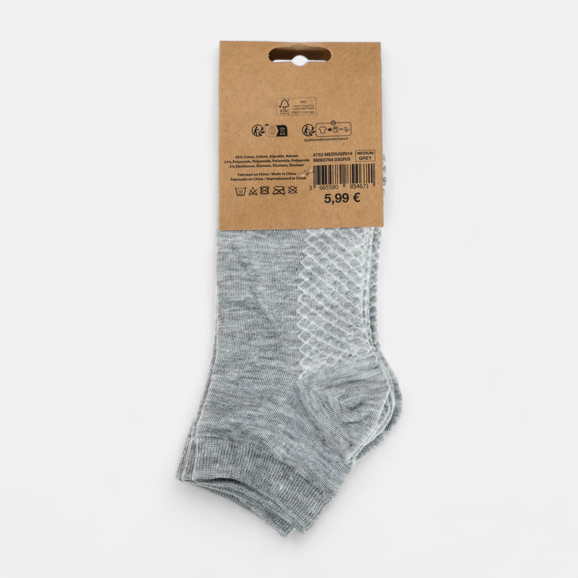 Chaussettes Homme gris