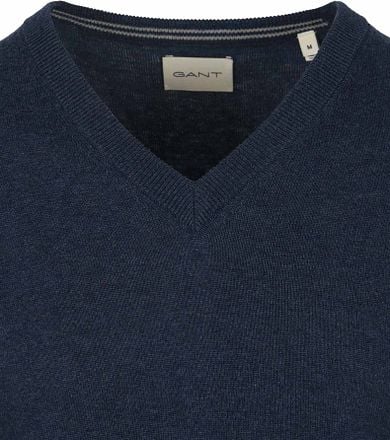 Gant Pullover V-Hals Jeans Blauw 8030562-902 kopen