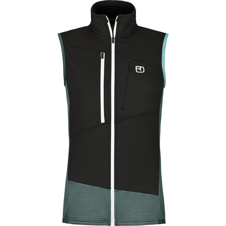 Ortovox Damen Fleece Grid Weste