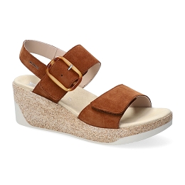 giulia  NUBUCK velcalf premium 12235n ha  Marron