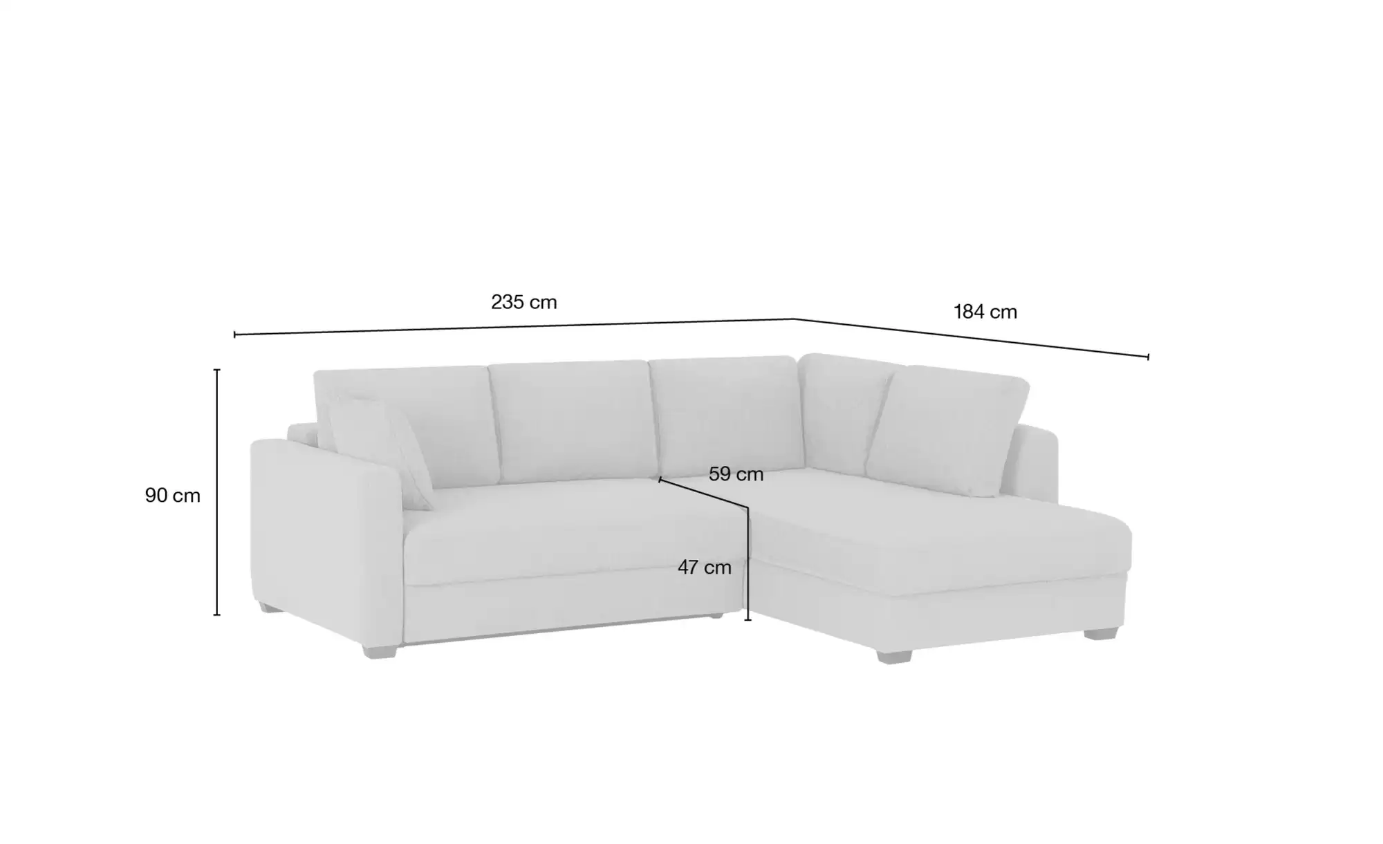 bobb Ecksofa Lisa de Luxe