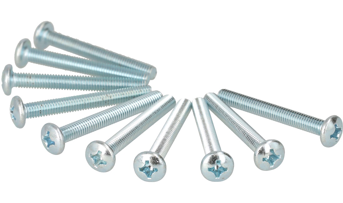 Maskinskruer PH M6x50 mm - 10 stk.