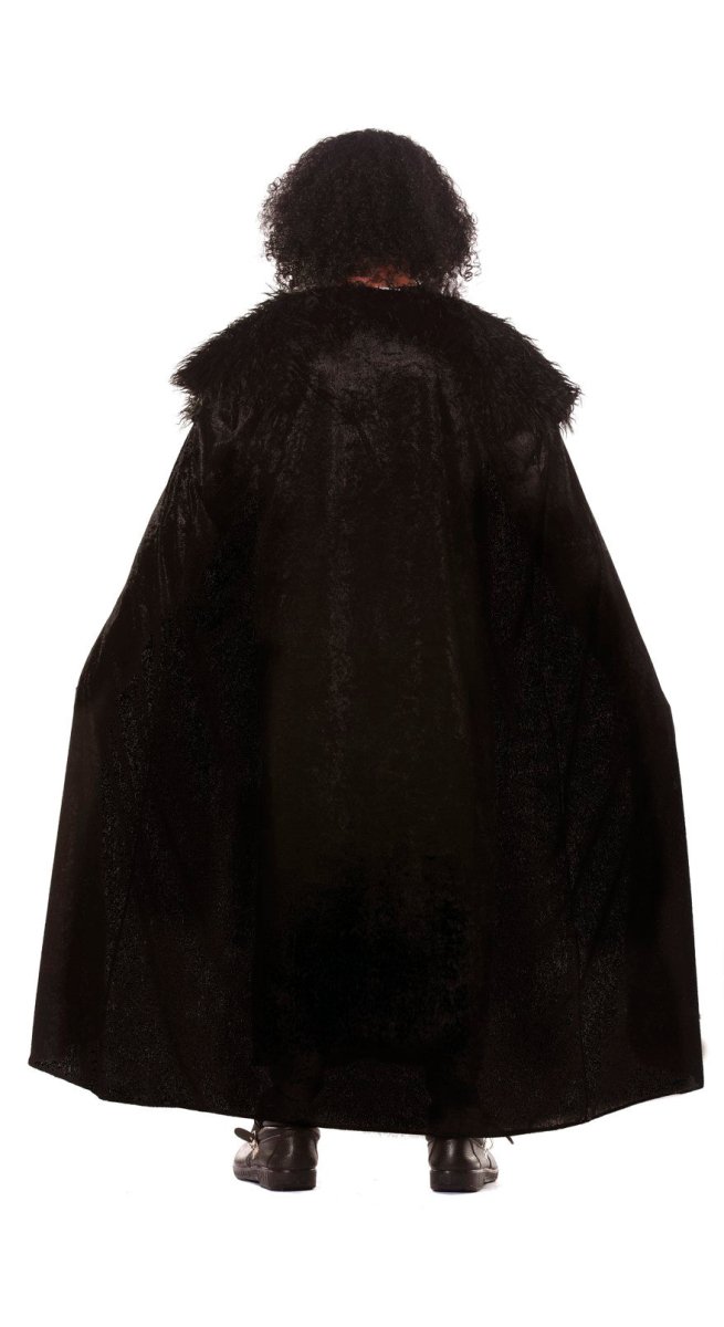 Middeleeuws Kostuum Leider Zwart