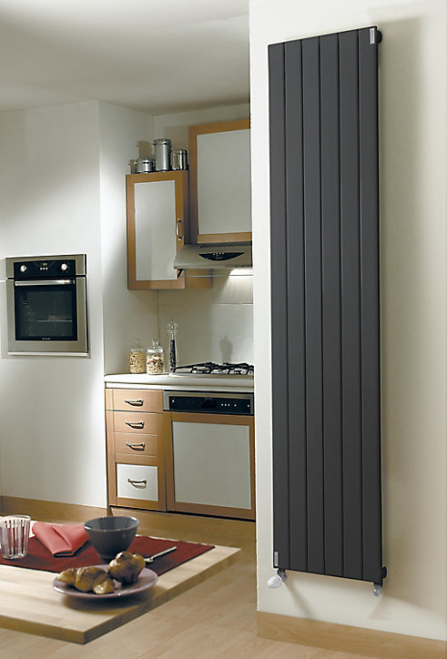 Radiateur eau chaude Acova Lina vertical anthracite 942W