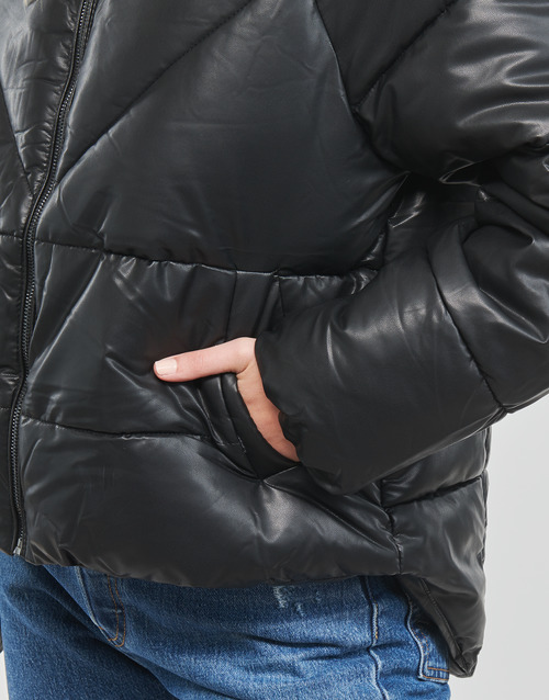 Only - ONLANJA FAUX LEATHER PUFFER CC OTW Negro