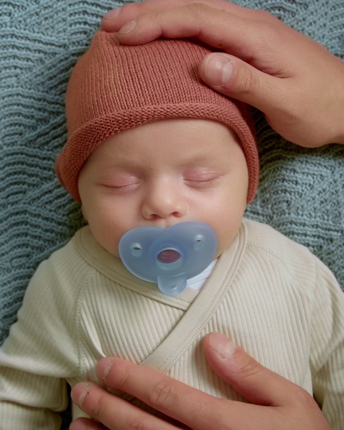 Smokk Soothie 2pk – Rund, Silikon | Nyfødt / Prematur, 0-6m