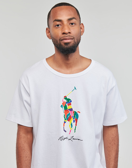 Polo Ralph Lauren - TSHIRT MANCHES COURTES BIG POLO PLAYER Blanco