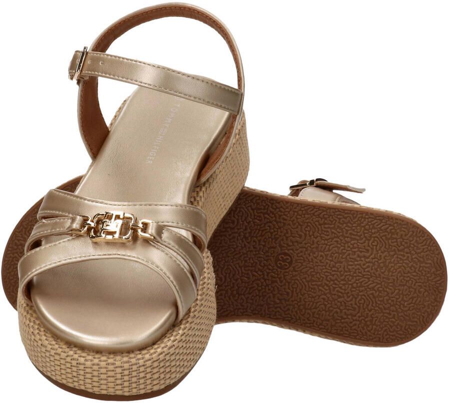 Tommy Hilfiger sandalen champagne platinum
