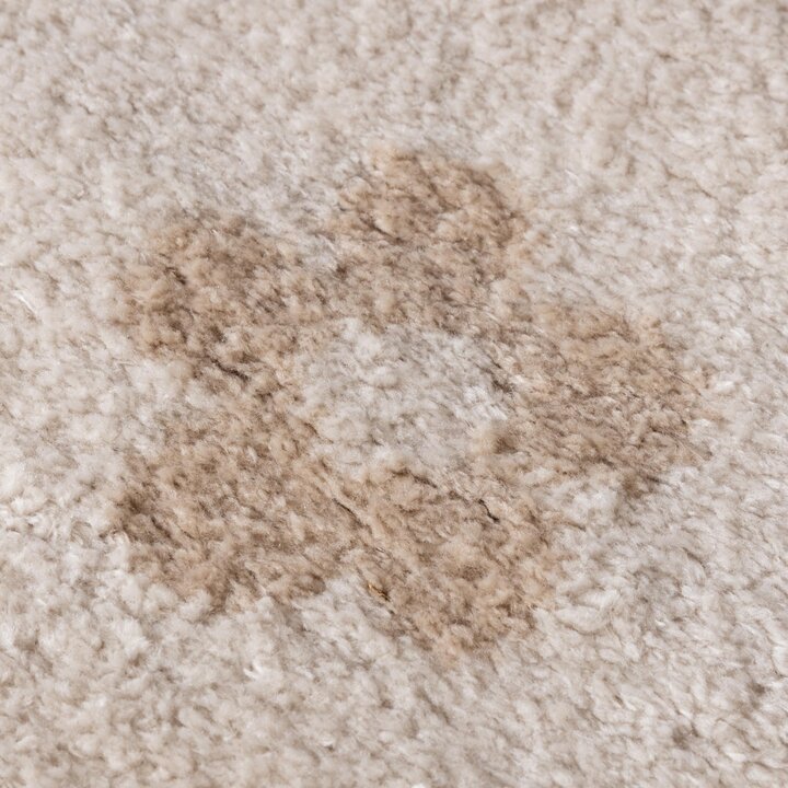 Wasbaar kindervloerkleed - Moos Flower Creme