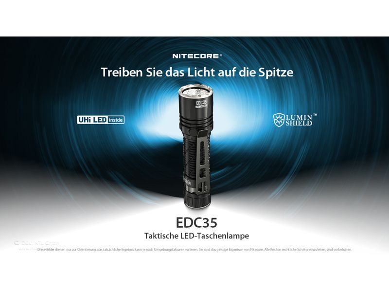 Nitecore Taschenlampe EDC35 5000 lm Taschenlampe