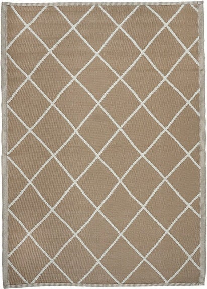 Intratuin buitenkleed Salmiak beige 150 x 210 cm