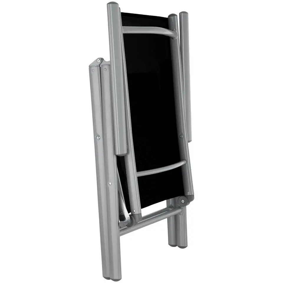 tectake Aluminium tuinset 6 1 - Zilver