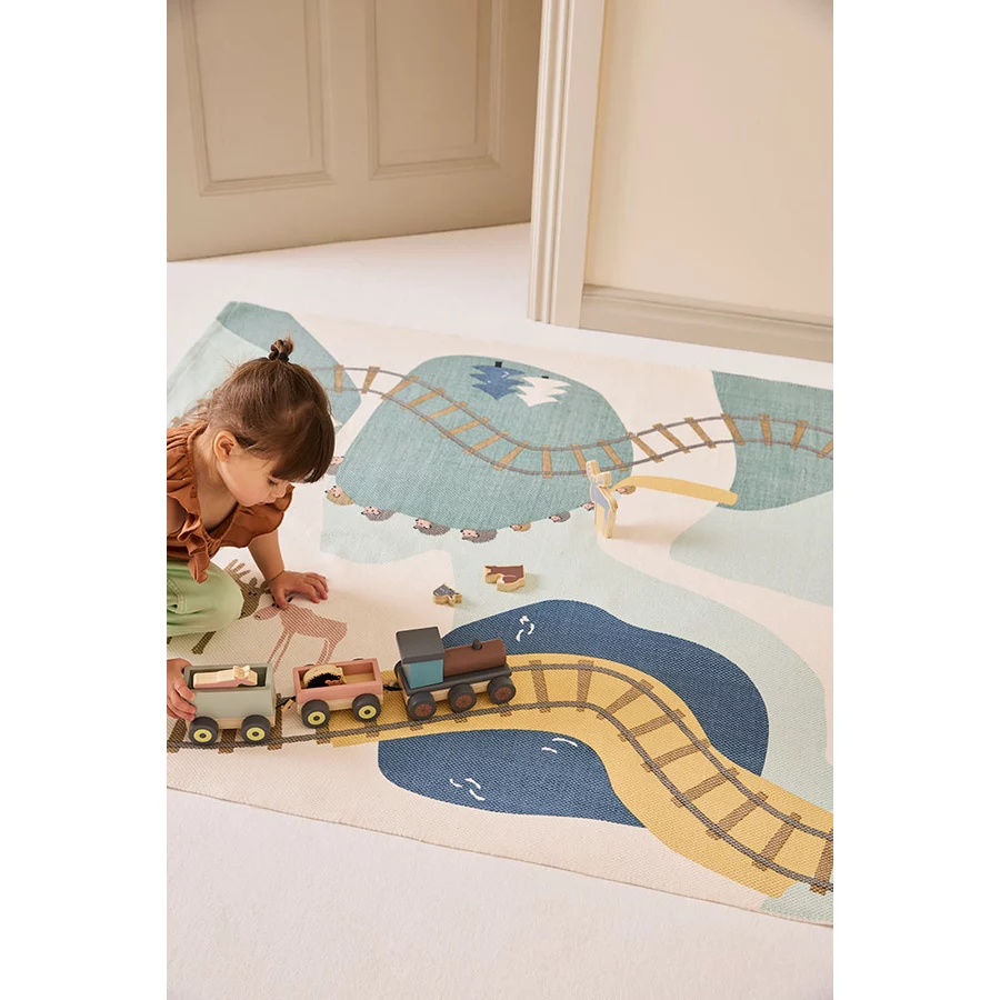 Kids Concept®  Zug mit Waldtieren Edvin
