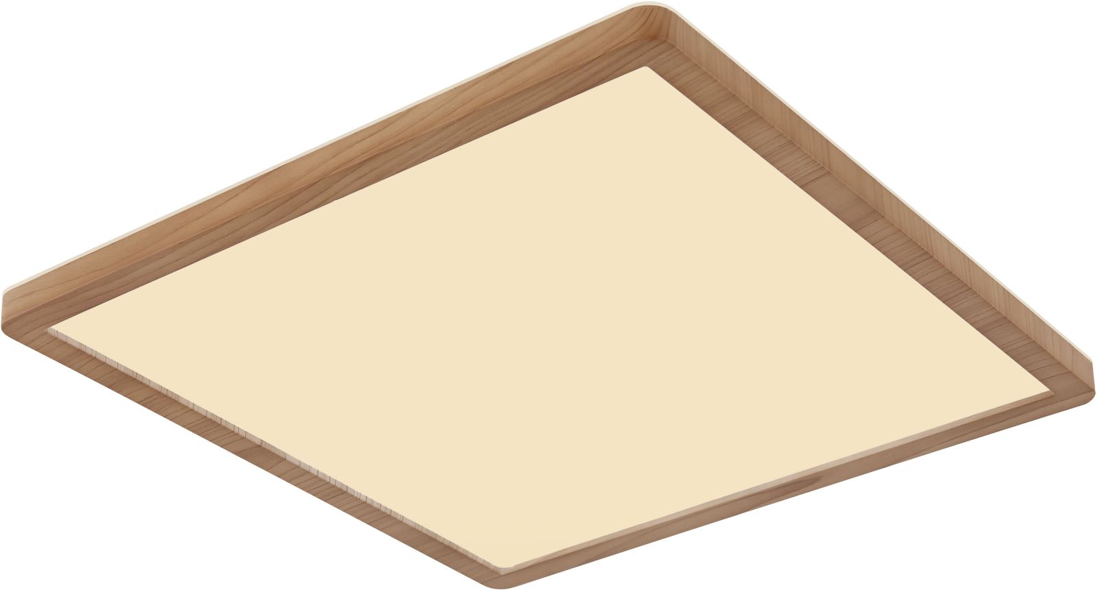 LED-Deckenleuchte - holzfarben - Memoryfunktion - 29,4 cm