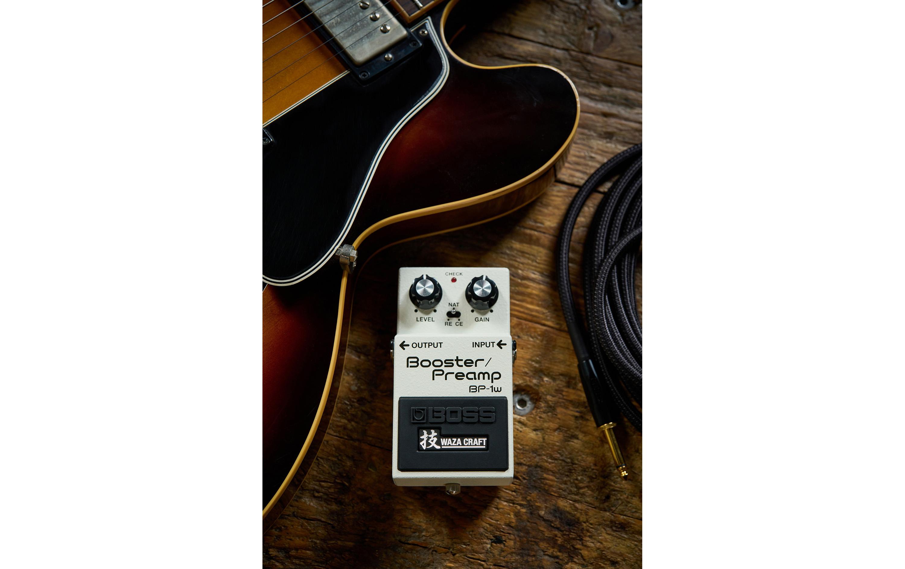 Pedal BP-1W<br>Natürlicher Clean-Booster und ikonische Vorverstärker-Sounds in einer Box