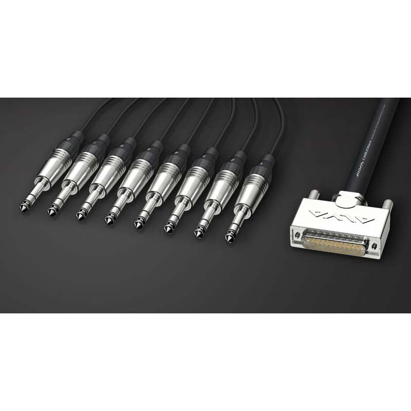 Alva AI25-8TPRO5 analoge multikabel D-Sub 25 Male naar 8x TRS Stereo Plug 5m