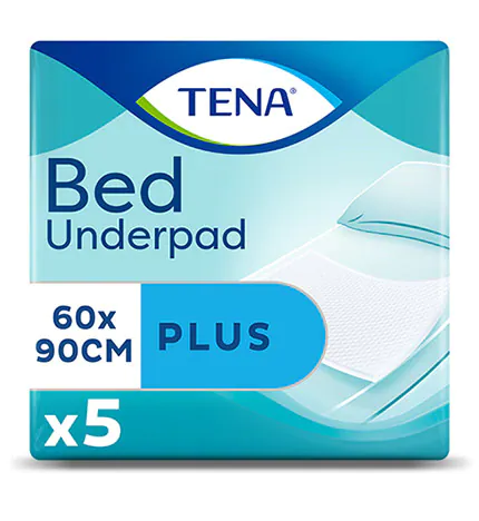 Tena Bed Underpads Plus 60×90 cm (5 stuks)