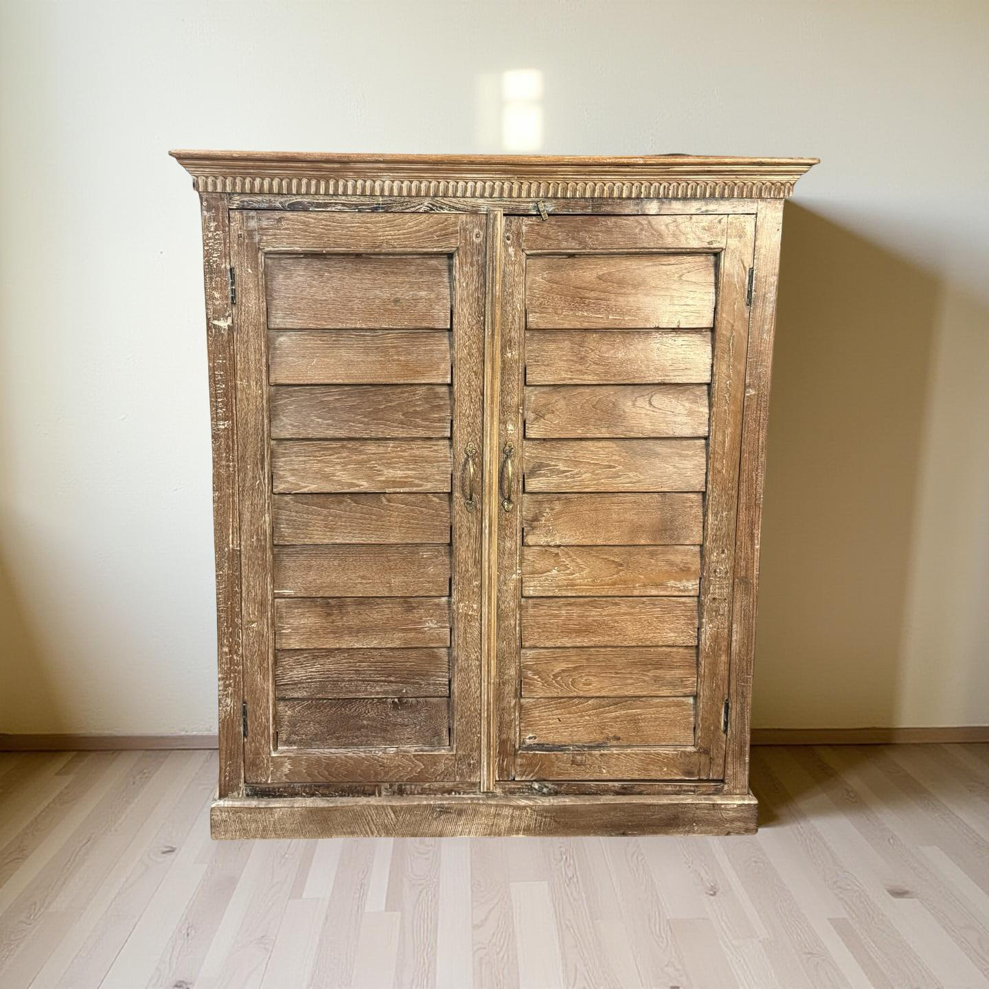 Wandkast 2 deur shutter naturel