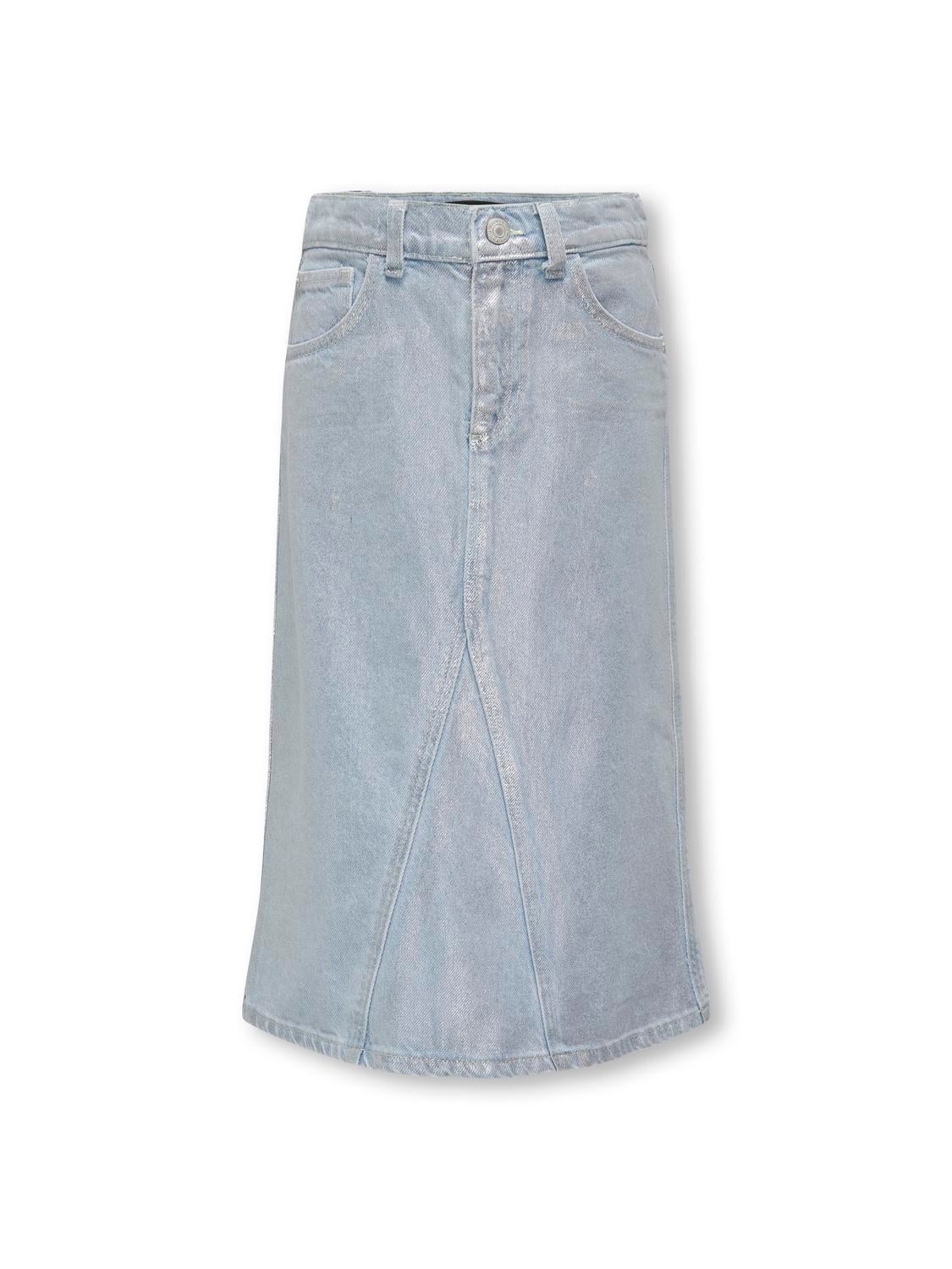 KOGCANAL Jeansrock Light Blue Denim