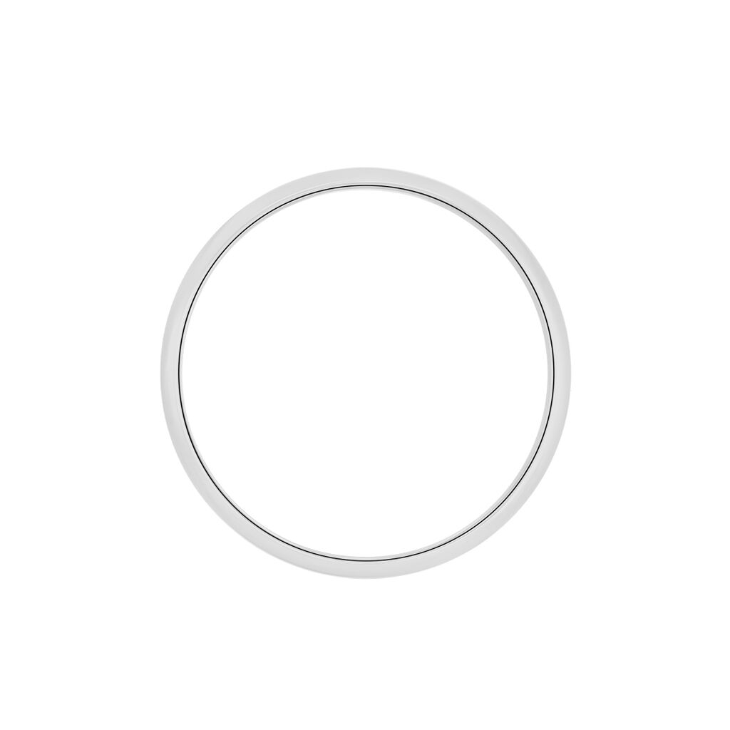 Alliance Aphroditia Demi Jonc Bombe Or Blanc
