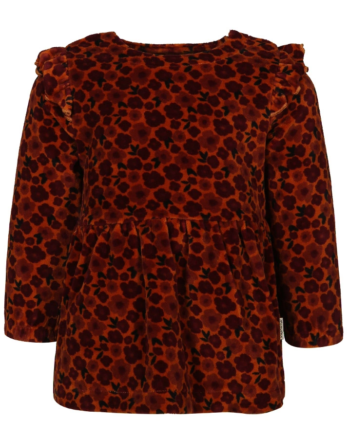 Nicki-Kleid BLUMEN in pumkin spice