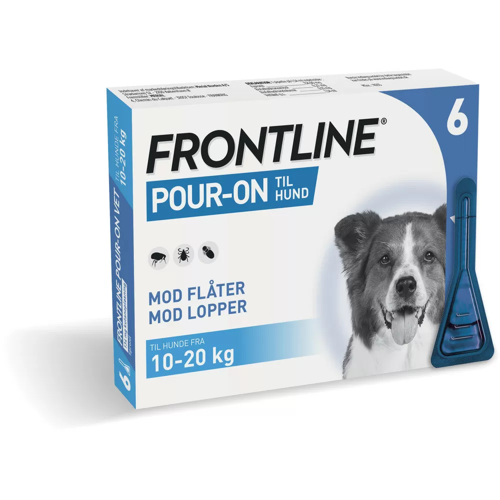Frontline pour-on Vet hund, 10-20 kg